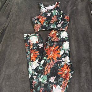 Flowery Jungle Yoga Set